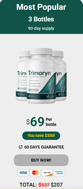 Trimoryn 3 Bottles